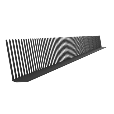 Odkvapový vetrací hrebeň CoroKAP čierny 1m LAMINA PREŠOV